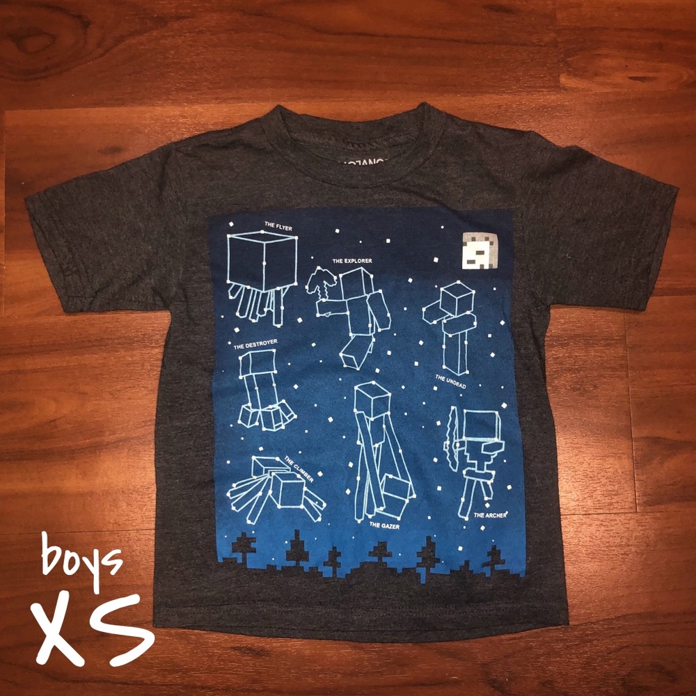 XS BOYS MINECRAFT TEE